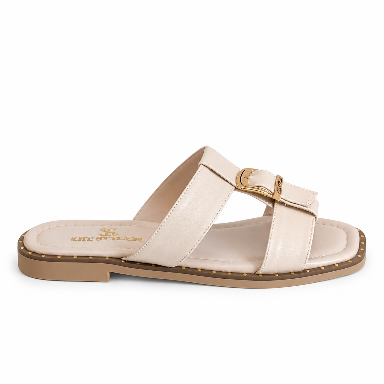 Slippers Flat Women's with buckle SL-264