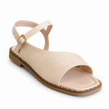 Sandals flat leather classic with ankle strap SF-69