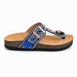Slippers flat Casual with crystals SL-262