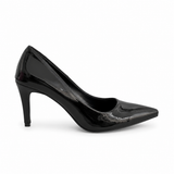 Shoes Heels Leather Glossy Unique GZ-906