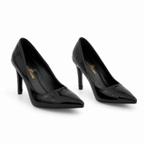 Shoes Heels Leather Glossy Unique GZ-906