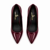 Shoes Heels Leather Glossy Unique GZ-906
