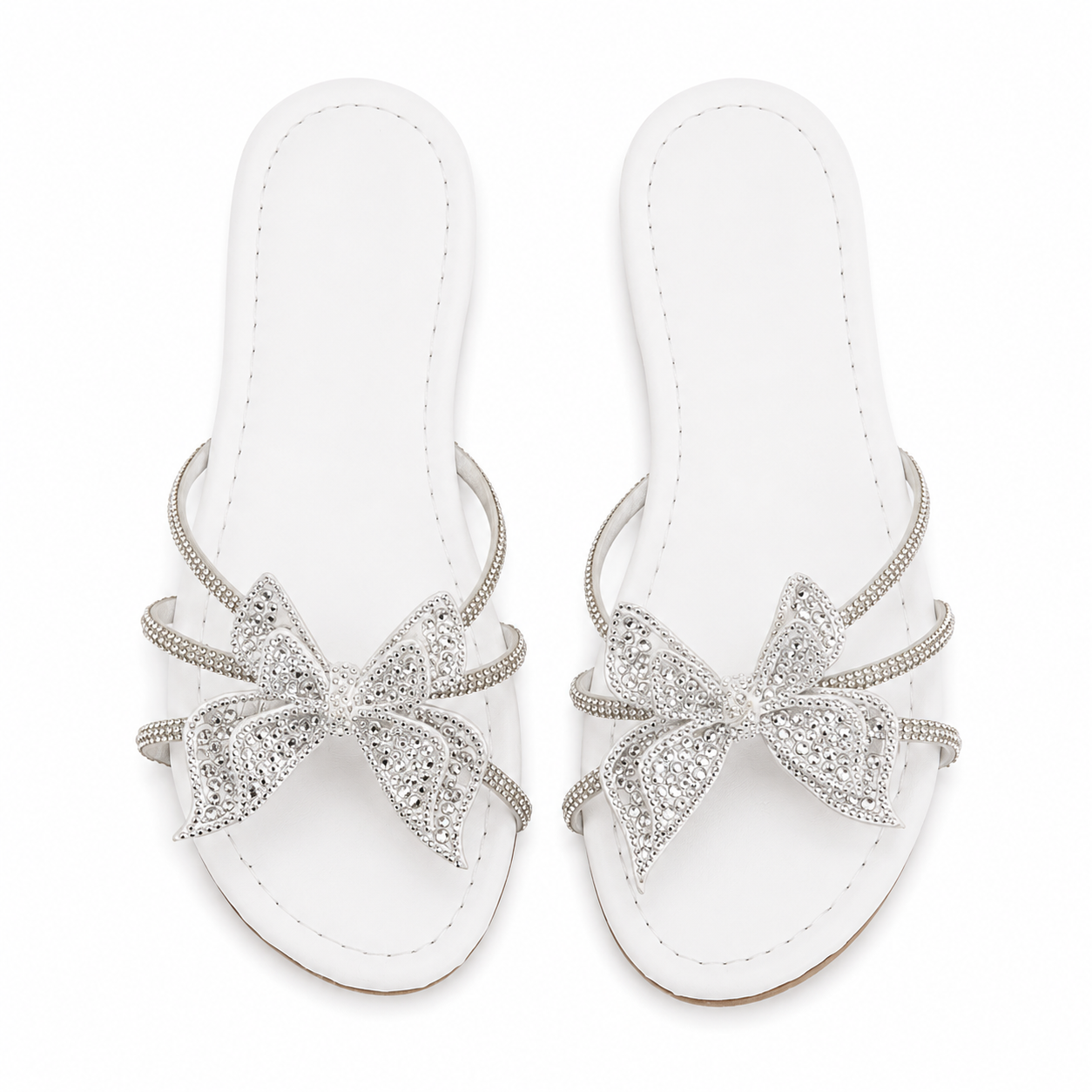 Slipper Flat Leather With Butterfly SL-253
