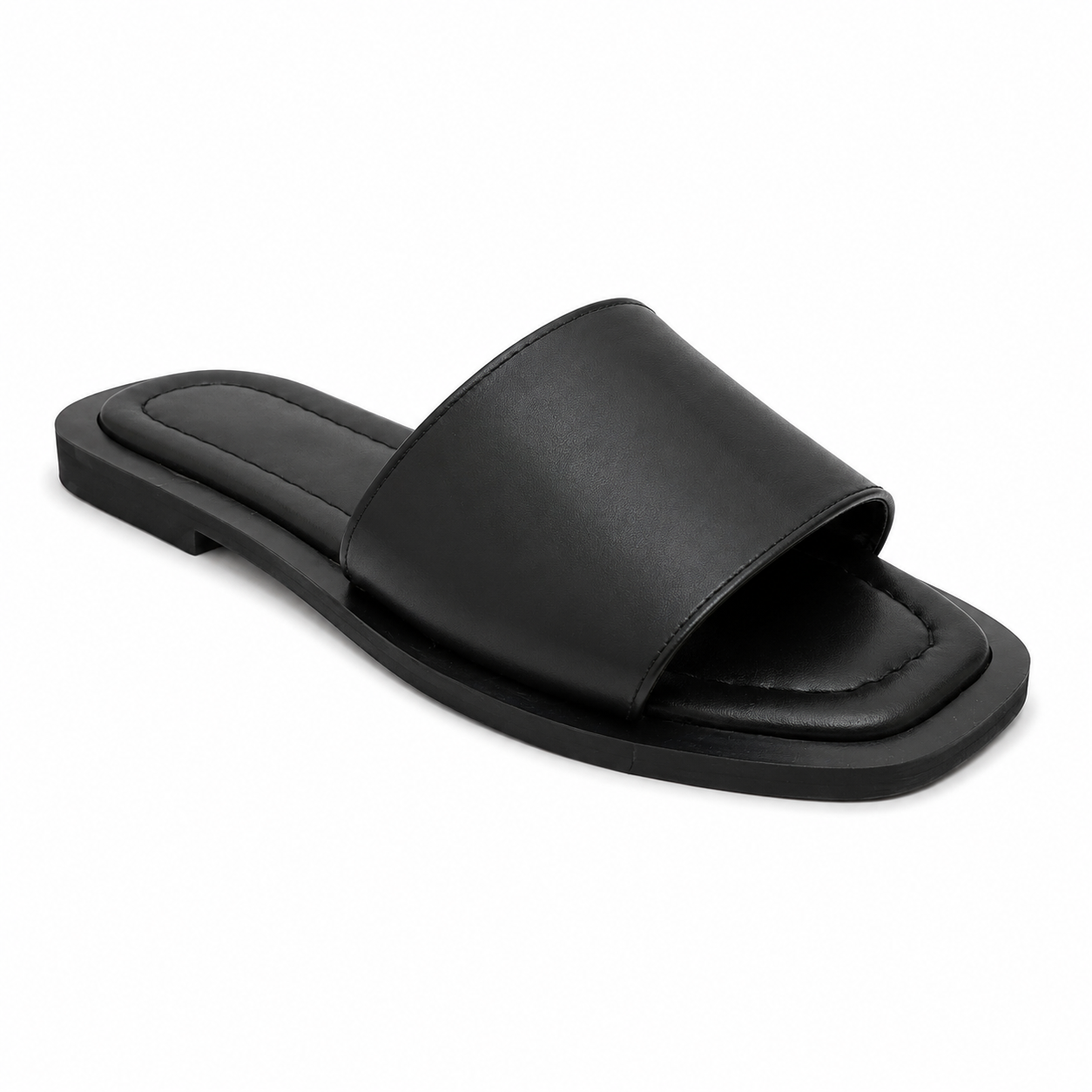 Slipper Flat Leather Comfortable SL-254