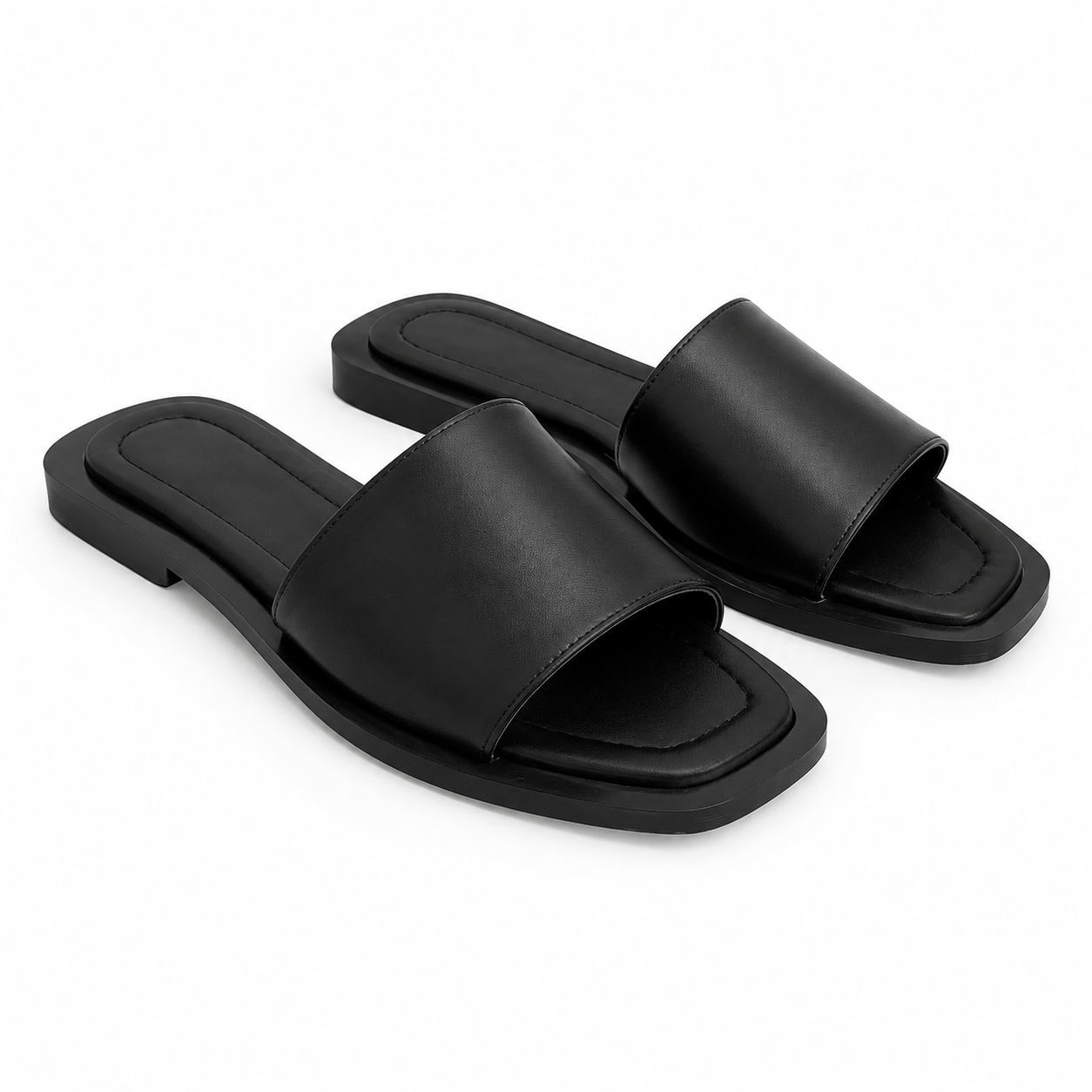 Slipper Flat Leather Comfortable SL-254