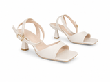 Sandal Heels Leather Glossy Elegant SN-819