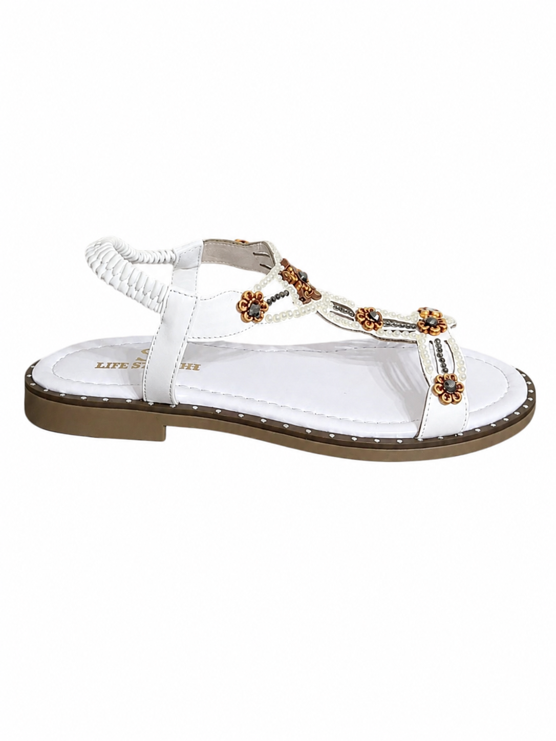 Sandal Flat Embroidered Design SF-67