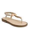 Sandal Flat Leather With Accessories SF-66
