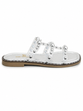Slipper Flat Transparent Embroidered SL-247