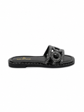 Slipper Flat  Leather Embroidered SL-248