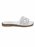 Slipper Flat  Leather Embroidered SL-248