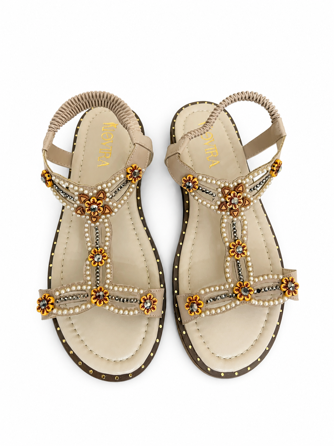 Sandal Flat Embroidered Design SF-67