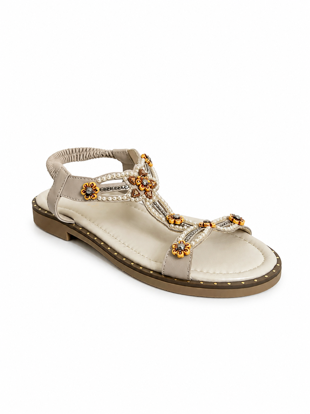 Sandal Flat Embroidered Design SF-67
