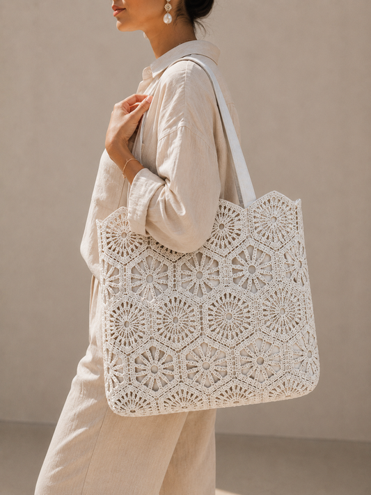 Shoulder bag Fabric Crochet ZH-22