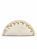 Handbags raffia Decorated with gold pieces ZK-7