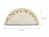 Handbags raffia Decorated with gold pieces ZK-7