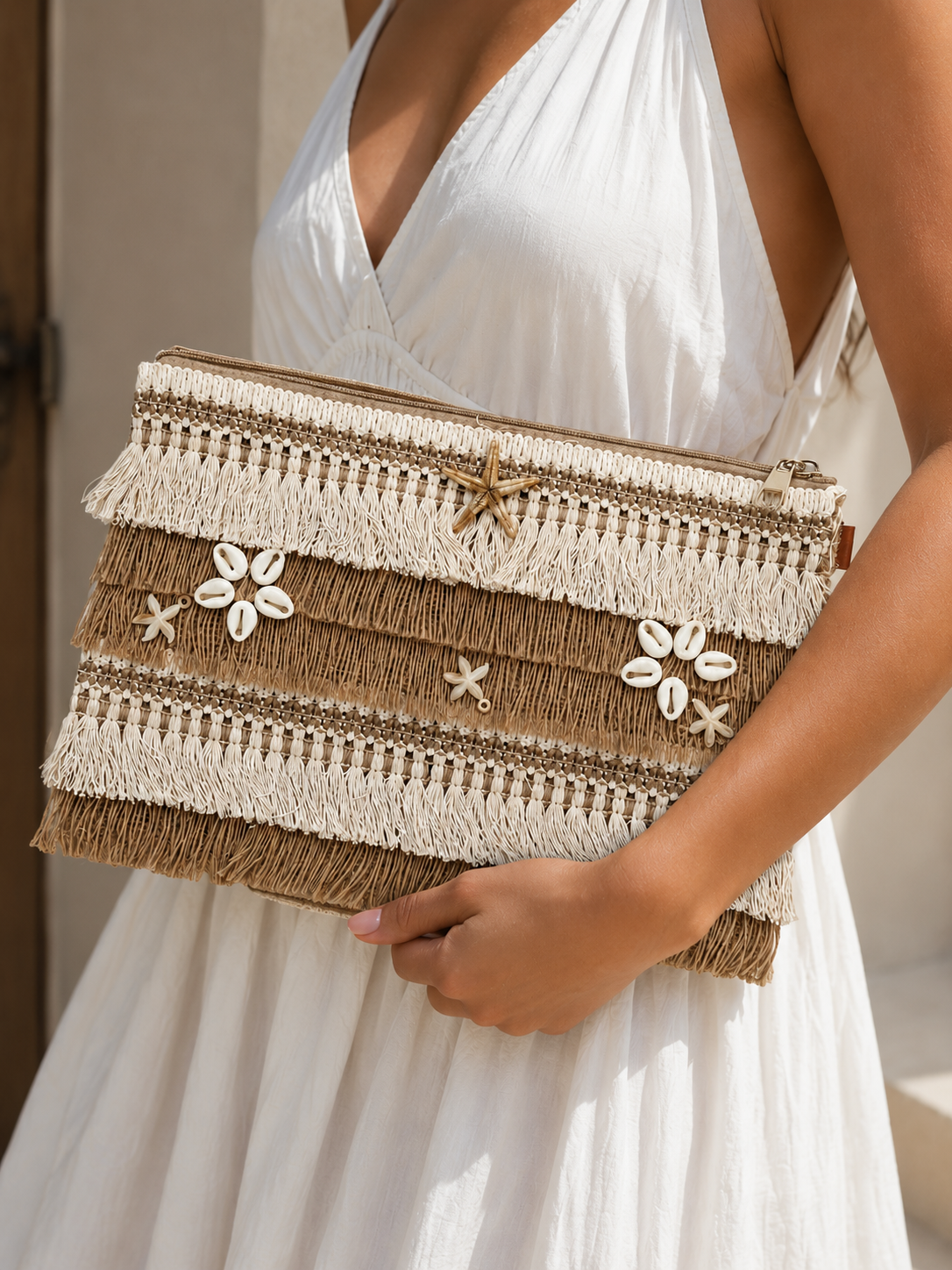 Handbags Summer Decorated with Fringe and starfish ZT-10