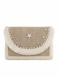 Handbags clutch Made of burlap for women ZT-12
