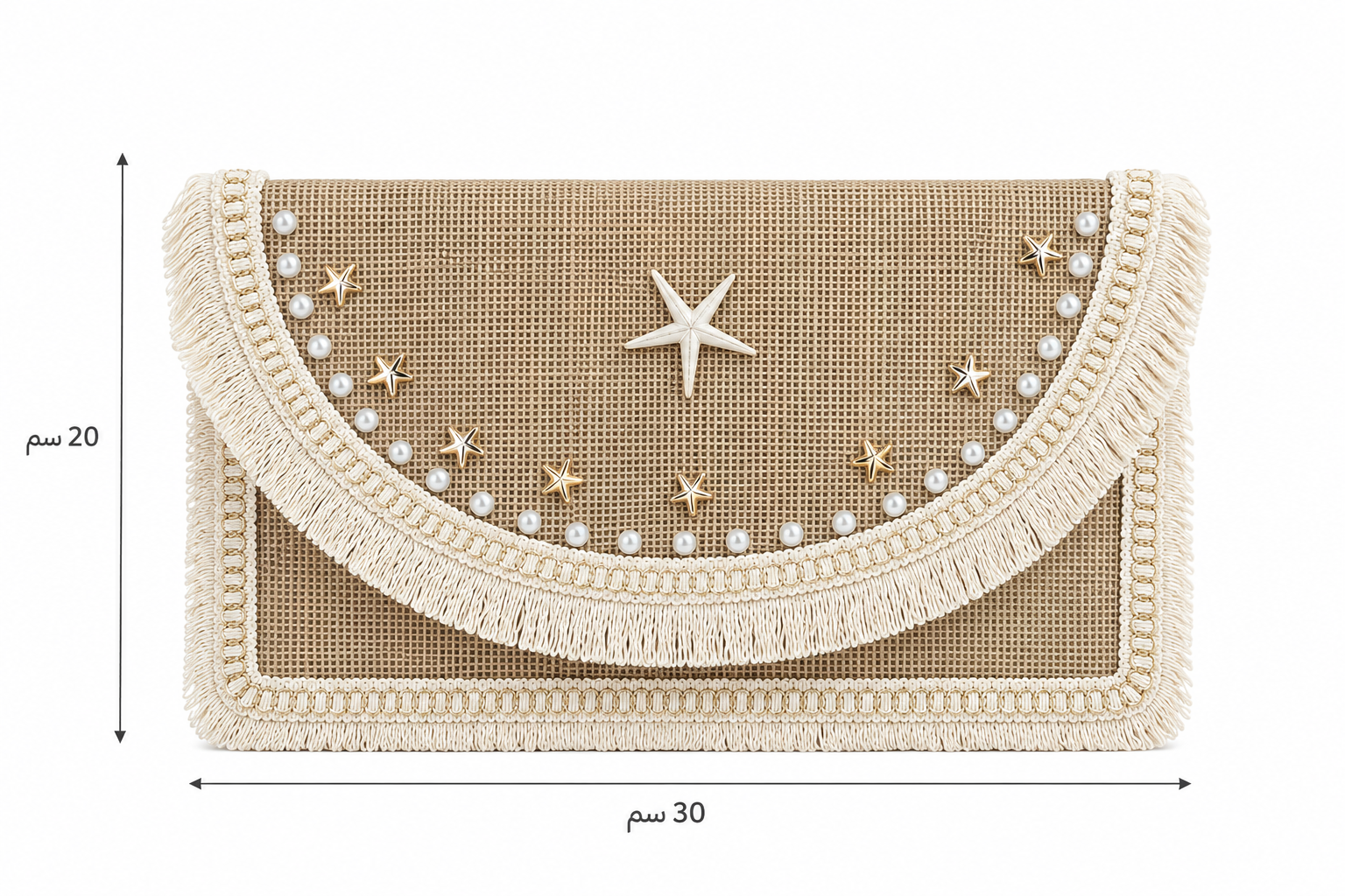 Handbags clutch Made of burlap for women ZT-12