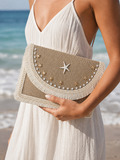 Handbags clutch Made of burlap for women ZT-12