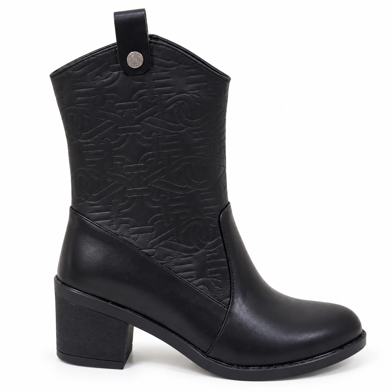 Long Boot Heels Leather Stylish LB-36