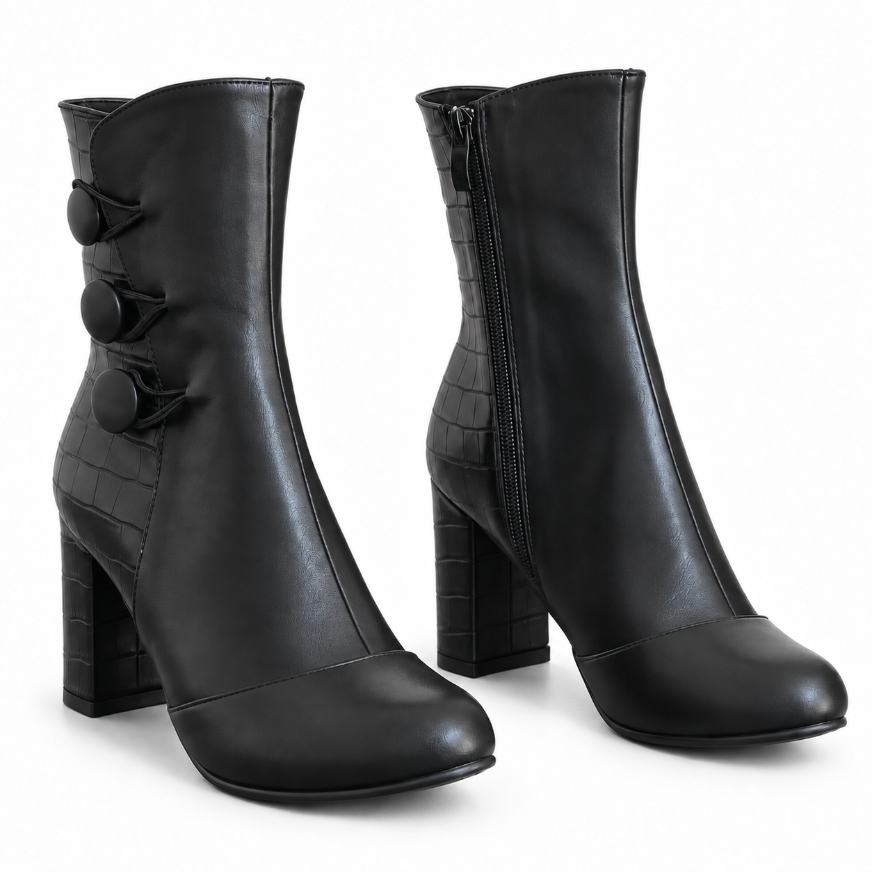 BOOT HEELS LEATHER R-3
