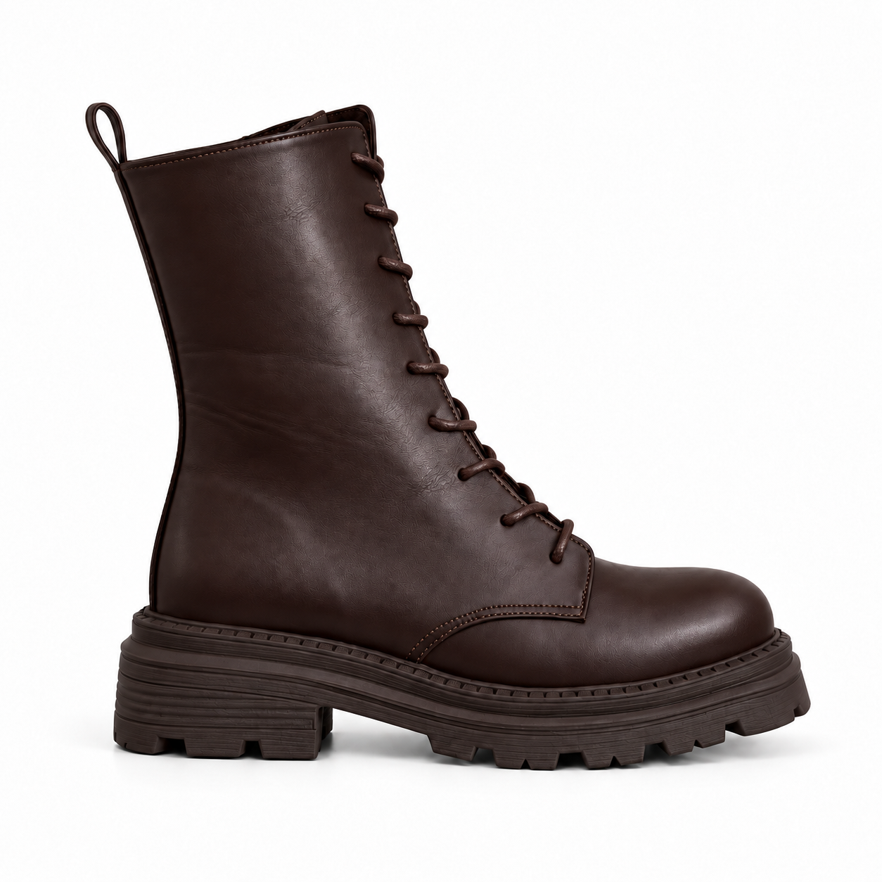 Women’s Lace-Up Block Heel Boots E-112
