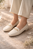 Ballerina Flat Leather Square BN-515