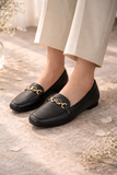 Ballerina Flat Leather Square BN-515