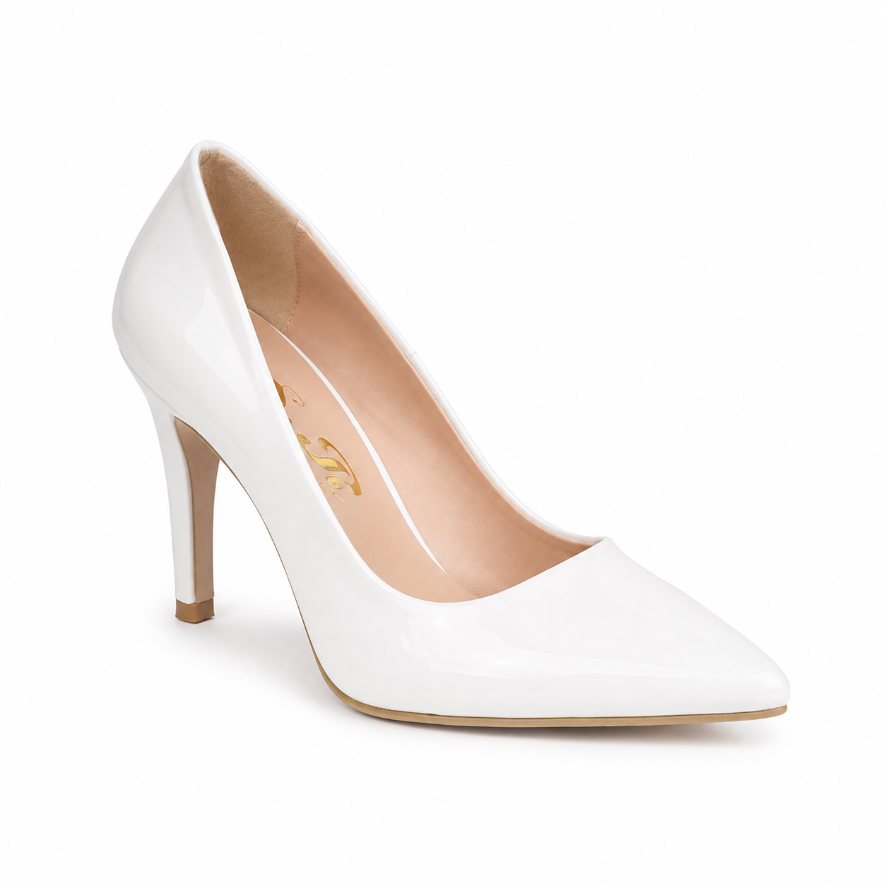 Shoes Heels Leather Glossy Unique GZ-906