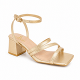 Sandal Heels Leather Unique With Buckle SN-822