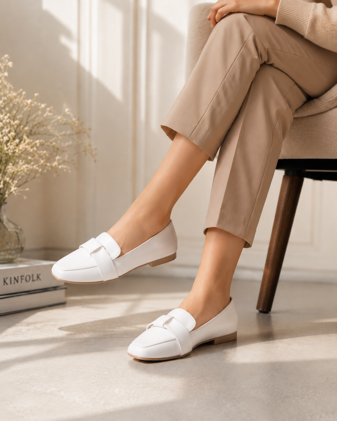Ballerinas Flat Leather Easy to wear - BN-509
