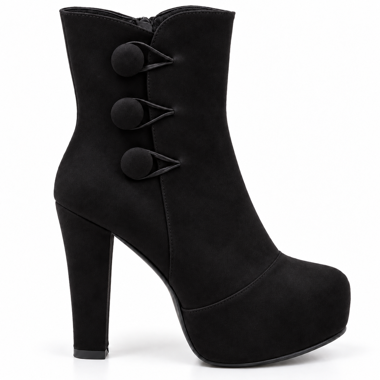 BOOT HEELS SUEDE - R-1