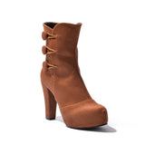 BOOT HEELS SUEDE - R-1