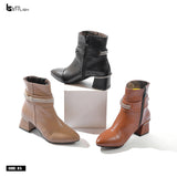 BOOT HEELS LEATHER  -R-5