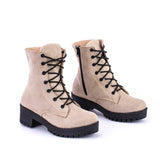 BOOT MID HEELS  SUEDE  - E-17