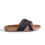 Slipper Flat Burlap SL-120