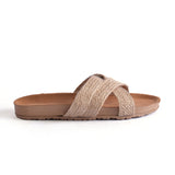 Slipper Flat Burlap SL-120