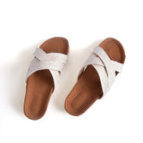 Slipper Flat Burlap SL-120