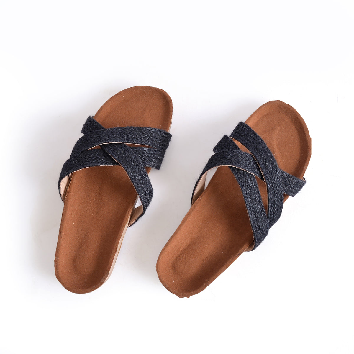 Slipper Flat Burlap SL-120