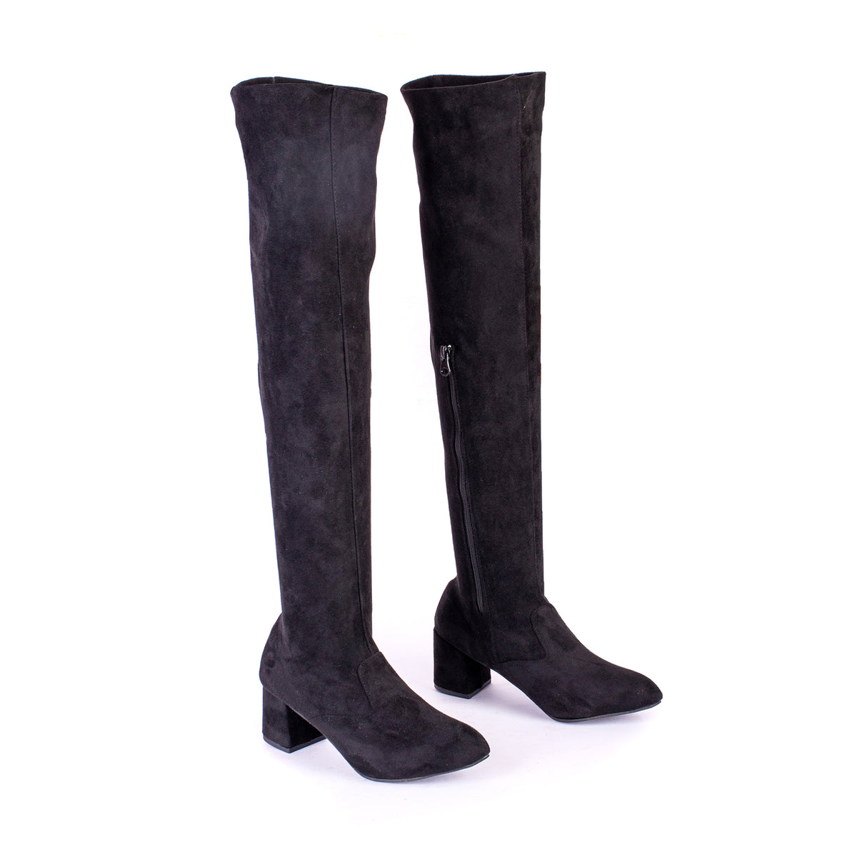 LONG BOOTS HEELS SUEDE - LB-3