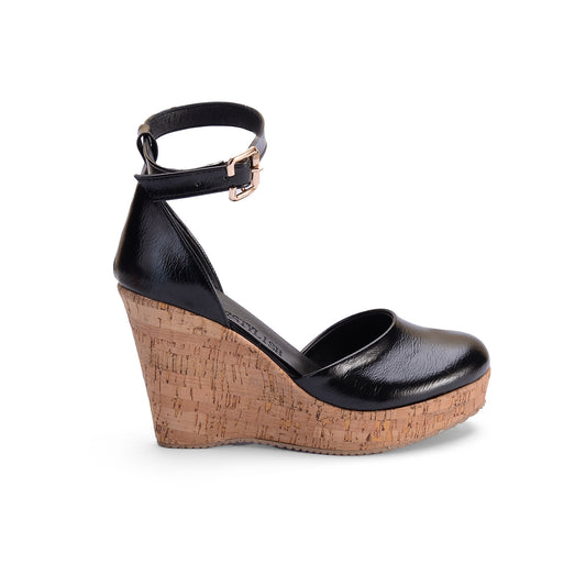Sandal Wedge Leather W-10