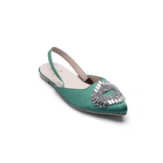 fabric Flat Mule SB-7