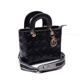 Leather Bag DR With Fabric Handle-BA-2