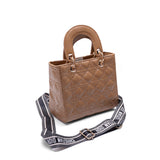 Leather Bag DR With Fabric Handle-BA-2