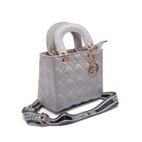 Leather Bag DR With Fabric Handle-BA-2