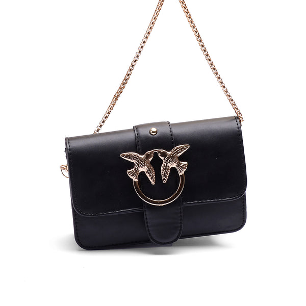 00s n°11 number 11 leather hand bag Leather Bag With a Metal Chain Handle-BA-11 – Life Stylish