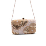 Embellished Pearl & Sequin Evening Clutch - VS-31