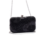 Embellished Pearl & Sequin Evening Clutch - VS-31