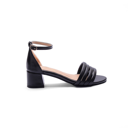 Sandal Heel Leather With Rope SN-815